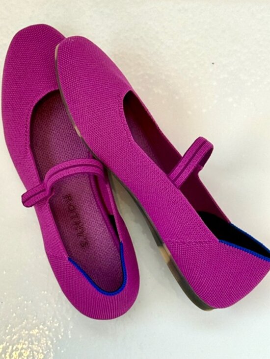Rothy's Shoes - Rothy's The Square Mary Jane flats in Wild Orchid, size 7 1/2